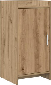 vidaXL Πλαϊνό γραφείο Artisan Δρυς 40 x 36 x 80 εκ Επεξεργασμένο Ξύλο