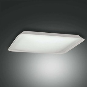 Φωτιστικό Οροφής - Πλαφονιέρα Led Hugo 3645-65-102 White Fabas Luce Μέταλλο,Γυαλί