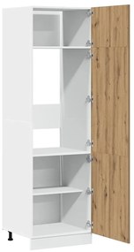Ντουλάπι ψυγείου Artisan Oak 60x57x207 cm Κατασκευασμένο ξύλο - Καφέ