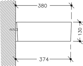 Ios White Gloss 38x38- Επιτραπέζιος νιπτήρας