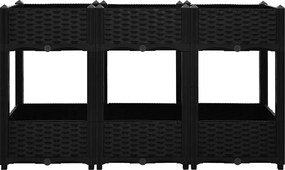 vidaXL Ζαρντινιέρα 120 x 40 x 71 εκ. από Πολυπροπυλένιο