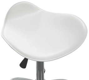 vidaXL Καρέκλα Γραφείου Λευκή από Συνθετικό Δέρμα