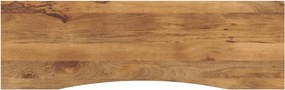 vidaXL Επιφάνεια Γραφείου Καμπύλη 160x50x2,5 εκ Μασίφ Ακατ. Μάνγκο