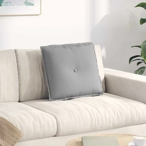 vidaXL Μαξιλάρι Πλάτης Σκίουρος Γκρί 50 x 19 x 45 εκ ύφασμα