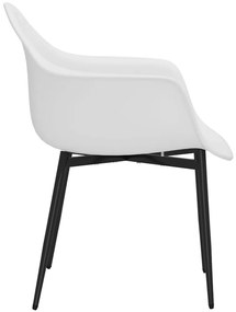 vidaXL Καρέκλες Τραπεζαρίας 6 τεμ. Λευκές από Πολυπροπυλένιο