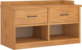 VidaXL Πάγκος διαδρόμου "SANDNES" 87x40x50 εκ. Πεύκο μασίφ ξύλο