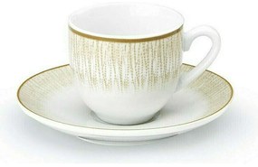 Φλυτζάνι Καφέ Με Πιατάκι Soleil 25.104.17 100ml Beige Cryspo Trio Porcelain