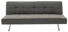 Καναπές-κρεβάτι Travis pakoworld 3θέσιος με ύφασμα ανθρακί 175x83x74εκ - Ύφασμα - 035-000022