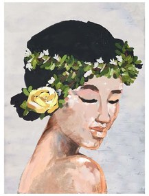 Πίνακας Καμβάς Spring Lady 1 020665 60x3,5x80cm Multi Vertical Canvas