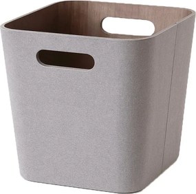 ΚΑΛΑΘΙ ΤΕΤΡΑΓΩΝΟ ΓΚΡΙ ΥΦΑΣΜΑΤΙΝΟ 27Χ27Χ28ΕΚ 15L