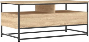 vidaXL Τραπεζάκι σαλονιού Sonoma Δρυς 100 x 51 x 45 cm