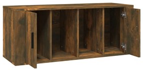 vidaXL Έπιπλο Τηλεόρασης Καπνιστή Δρυς 100x35x40 εκ. Επεξ. Ξύλο
