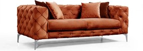 2-Seat Sofa Como - Orange Orange