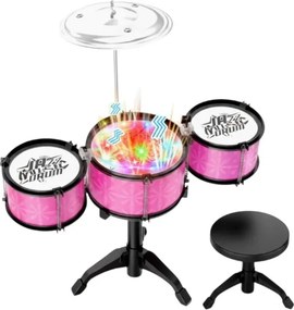 Παιδικό σετ Drums - 6784-1 - 233050 - Pink