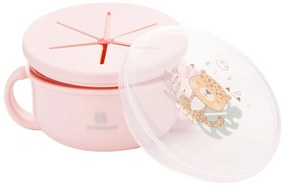 Φαγητοδοχείο Με Καπάκι (15x9.5x12.5) 380ml Kikka Boo  Savana Pink