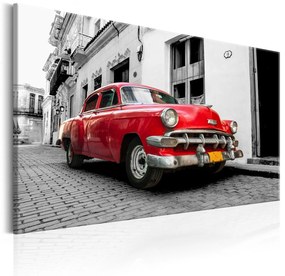 Πίνακας - Cuban Classic Car (Red) 90x60