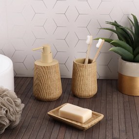 Δοχείο Κρεμοσάπουνου Polyresin Μπεζ MRShome