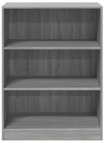 vidaXL Ντουλάπα Γκρι Sonoma 77x48x102 εκ. από Επεξεργασμένο Ξύλο