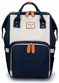 Τσάντα Μωρού Πλάτης B-313 42x28x21 Blue-Beige Doko Club Ύφασμα