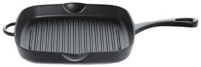 Τηγάνι Γκριλιέρα Provence 0407801026 26x26x3,5cm Black Kuchenprofi 26cm Cast Iron