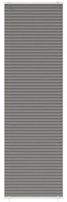 vidaXL Πλισέ περσίδα Ανθρακί 55x200 cm Πλάτος υφάσματος 54,4 cm