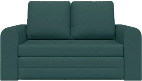 vidaXL Κρεβάτι καναπές 60cm Σκούρο Πράσινο ύφασμα