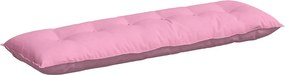 vidaXL Μαξιλάρι Πλάτης Ροζ 160 x 19 x 50 εκ ύφασμα
