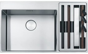 Franke Box Center BWX 220-54-27 ΡΔ Inox Ένθετος Νεροχύτης 90cm