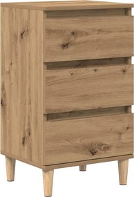 vidaXL Κομοδίνο Artisan Oak 40 x 35 x 70 εκ. Επεξεργασμένο ξύλο