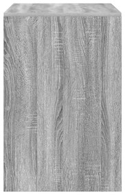 vidaXL Γραφείο Γκρι sonoma 80 x 50 x 76 εκ. Επεξεργασμένο ξύλο