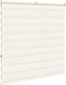 vidaXL Ζέβρα τυφλή μπεζ μάρμαρο Πλάτος υφάσματος 135,9 εκ. Πολυεστέρας