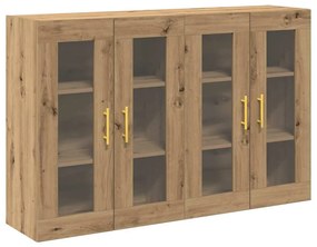 vidaXL Επιτοίχιο ντουλάπι 2 pcs artisan δρυς 69.5 x 34 x 90 εκ.