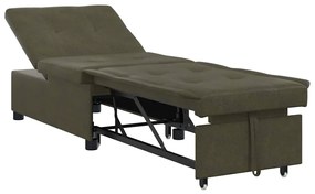 vidaXL Κρεβάτι καναπές Σκούρο Γκρι 194 x 67 x 82 εκ Υφασμα Huahua