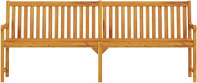 vidaXL Πάγκοι κήπου 1-Αριθμός καθισμάτων 219 x 55,5 x 90 cm