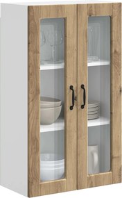 vidaXL Ραφιέρα τοίχου PORTO Artisan Δρυς 60 x 31 x 100 εκ.