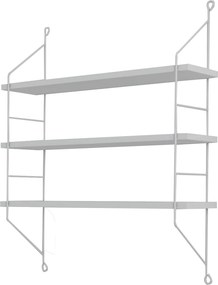 ΡΑΦΙΕΡΑ ΤΟΙΧΟΥ ACHALA ΜΕΛΑΜΙΝΗΣ HM9185.15 ΛΕΥΚΟ 60x15x68Y εκ.
