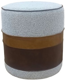 Σκαμπό Connect 16-0699 40x40x43 Beige-Brown