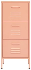 vidaXL Ντουλάπι Αποθήκευσης Ροζ 42,5 x 35 x 101,5 εκ. από Ατσάλι