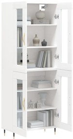 vidaXL Ντουλάπι Λευκό 69,5x34x180 εκ. από Επεξεργασμένο Ξύλο