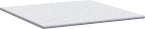 vidaXL Κουβέρτα Καρύδας Λευκό 180 x 200 cm Ζακάρ ύφασμα