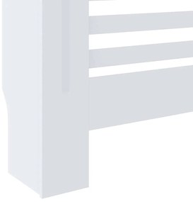 vidaXL Κάλυμμα Καλοριφέρ Λευκό 78 εκ. από MDF