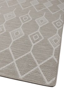 Ψάθινο χαλί Jersey 182/515 Ανοιχτό Μπεζ Ρόμβοι  - Colore Colori 2,00x2,90