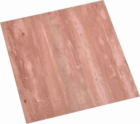 vidaXL Πλάκες Δαπέδου 55 pcs Κόκκινο 5,11 m² PVC