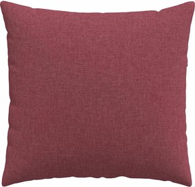 vidaXL Μαξιλάρι Καναπέ 2 pcs Κόκκινο 50 x 50 cm ύφασμα