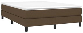 ΚΡΕΒΑΤΙ BOXSPRING ΜΕ ΣΤΡΩΜΑ ΣΚΟΥΡΟ ΚΑΦΕ 160X200 ΕΚ ΥΦΑΣΜΑΤΙΝΟ 3144088