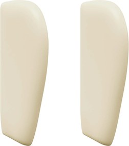 vidaXL Αυτί Κεφαλής Κρεμ 40 x 23 x 6 εκ PVC