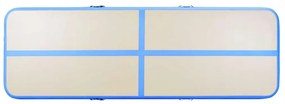 vidaXL Στρώμα Ενόργανης Φουσκωτό Μπλε 500 x 100 x 10 εκ. PVC με Τρόμπα