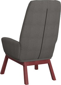 vidaXL Πολυθρόνα Relax Ανοιχτό Γκρι Υφασμάτινη με Υποπόδιο