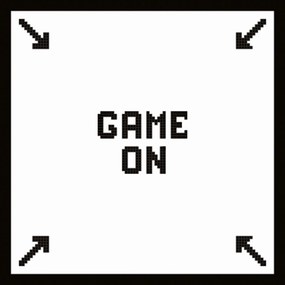 Μεταλλικό κάλυμμα Game on Ντουλάπας Young Users Next-Μαύρο
