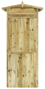 vidaXL Αποθήκη Κήπου 100 x 100 x 210 εκ. από Εμποτισμένο Ξύλο Πεύκου